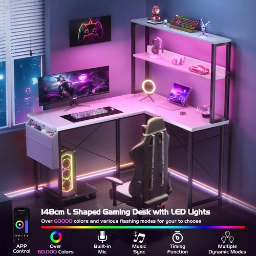 Gaming schreibtisch tisch - tisch, l