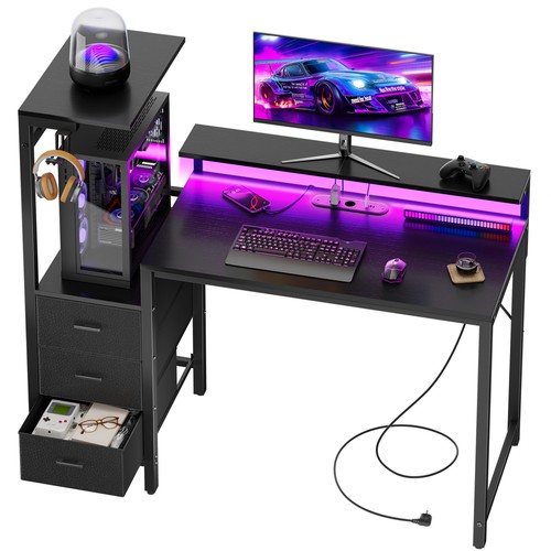 Gaming tisch mit led - gaming, &