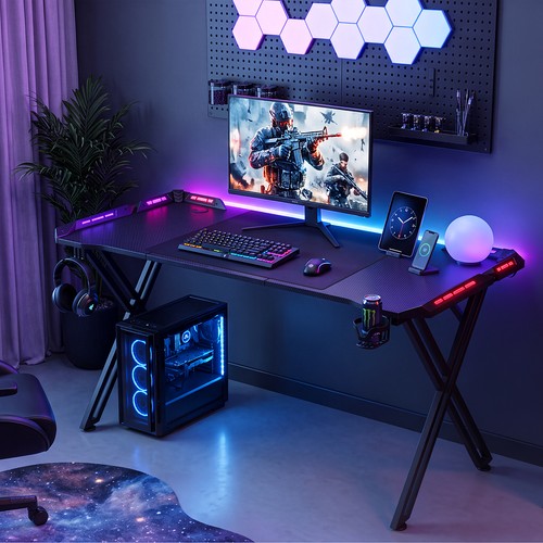 Gaming schreibtisch led - gaming, pc
