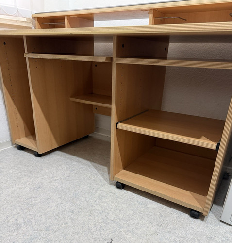 Computertisch holz hellbraun - computertisch,