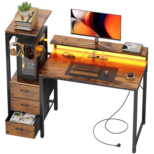 Gamer tisch mit schubladen - gamer, &
