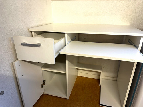 Weißer computertisch - weißer,