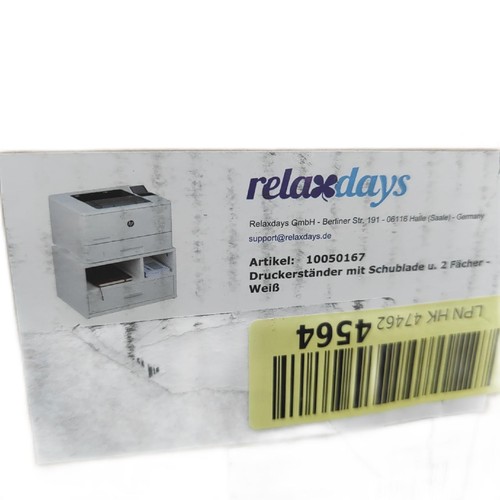 Relaxdays druckerständer - relaxdays,